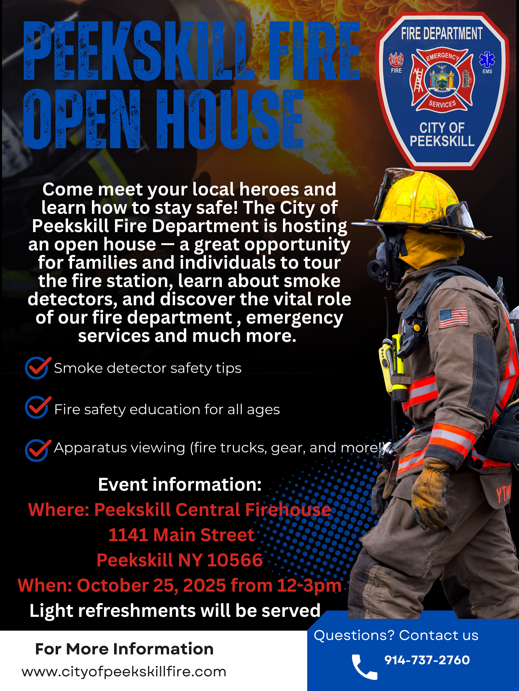Peekskill Fire Peekskill Fire Open House - City of Peekskill Fire Department