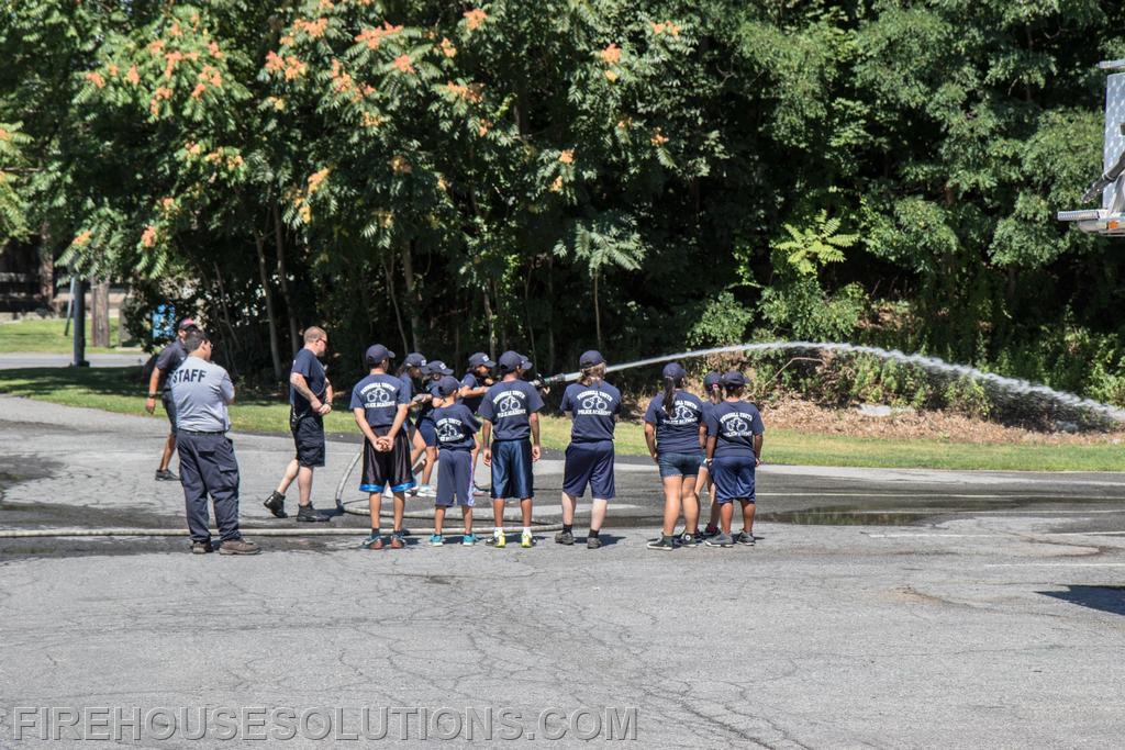 Peekskill Youth Police Academy Visit 7-31-2015